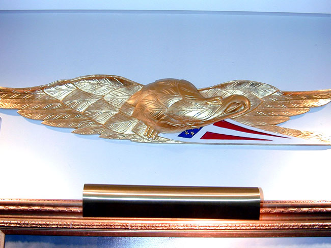 The 'Bellamy' Hand carved Eagle by Joseph Uranker of Martha's Vineyard