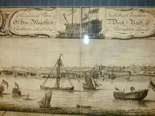 A Plan of His Majesty's Royal Navy Dockyards at Chatham Published Sept. 2, 1755