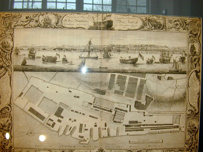 A Plan of His Majesty's Royal Navy Dockyards at Chatham Published Sept. 2, 1755 — image 3