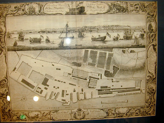 A Plan of His Majesty's Royal Navy Dockyards at Chatham Published Sept. 2, 1755 — image 4