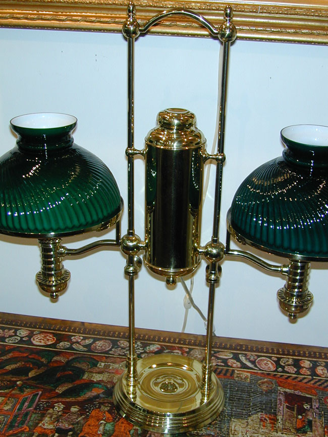 A Rare 19th Century Manhattan Double Posted Student Lamp Circa 1880 — image 3