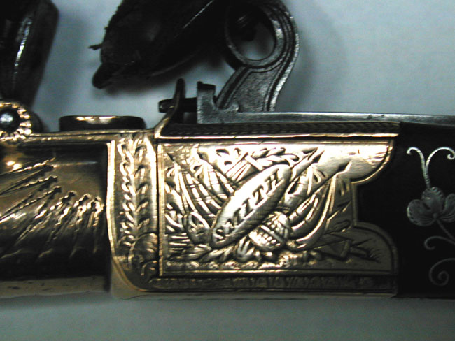 Fine Pair of English Flintlock Pocket Pistols Circa 1800. — image 4