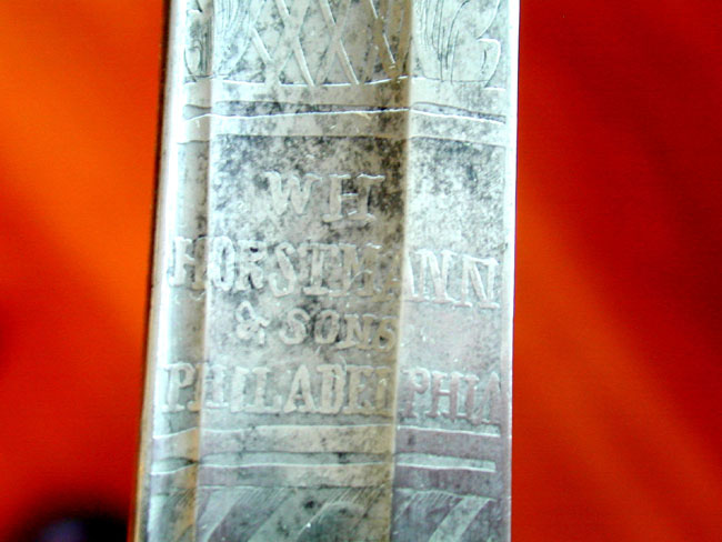 A Good Civil War Model 1852 U. S. Navy Officer's Sword With Original Sharkskin Scabbard  — image 4
