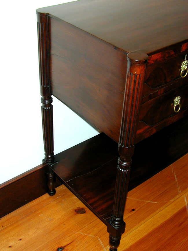 Antique Federal Period Carved Mahogany Server, New York, Circa 1800-1815 — image 2