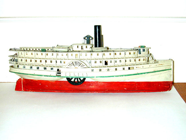 Antique Ship Model of a American Sidewheeler