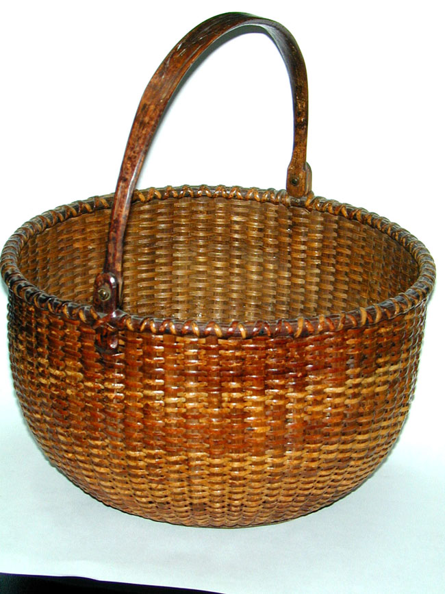 Fine Late 19th Century Nantucket Lightship Basket