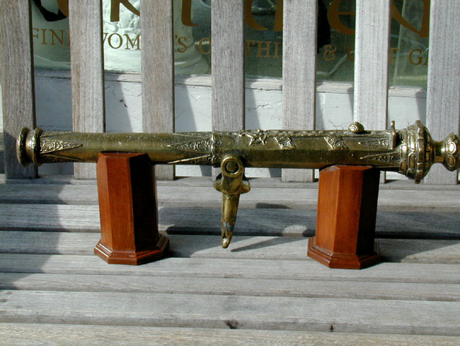 Antique 18th Century Venetian Cast Brass Ship's Swivel Gun