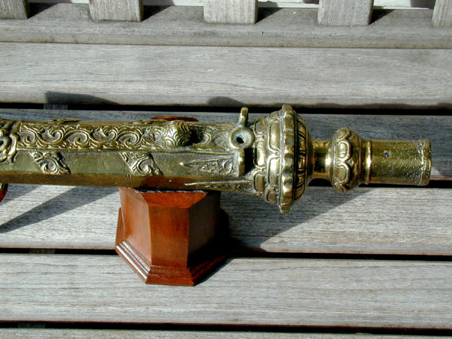 Antique 18th Century Venetian Cast Brass Ship's Swivel Gun — image 2