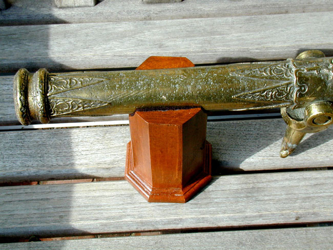 Antique 18th Century Venetian Cast Brass Ship's Swivel Gun — image 3