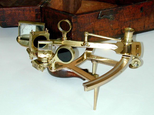 Antique Sextant in Original Case — image 6
