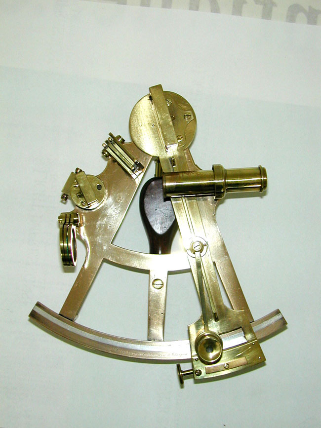 Antique Sextant in Original Case