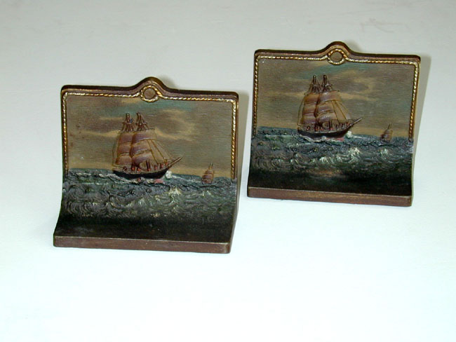 Antique Bookends by Bradley and Hubbard