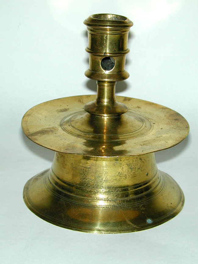 Antique 17th Century Spanish 'Capstan' Candlestick