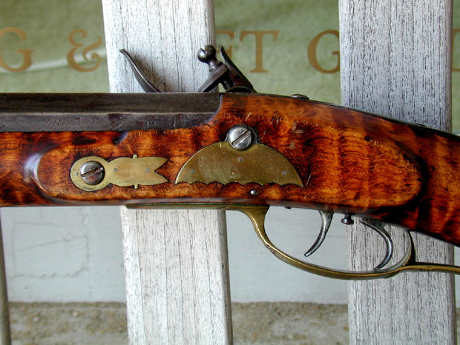 Fine Early 19th Century Pennsylvania .50 Cal Flintlock Rifle Circa 1825 — image 3