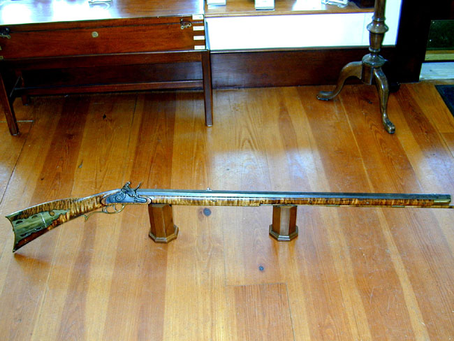 Fine Early 19th Century Pennsylvania .50 Cal Flintlock Rifle Circa 1825 — image 8