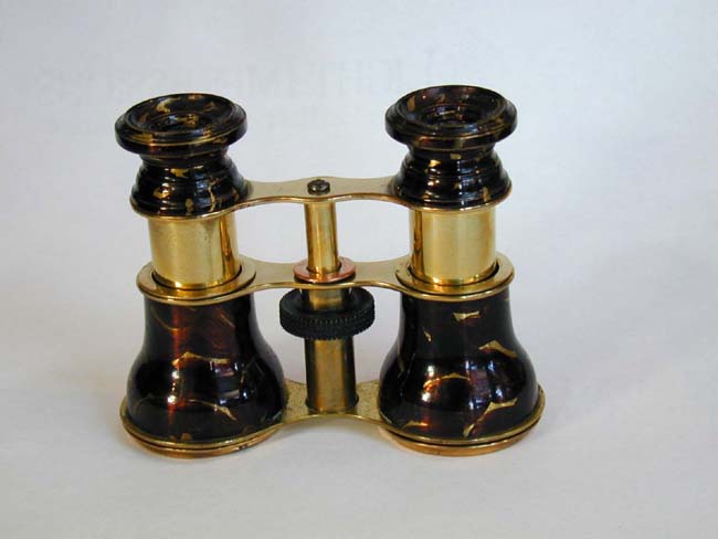 Late 19th century Faux Tortoiseshell Opera Glasses