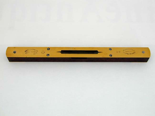 Antique Brass Mounted Level Signed 'A. Mathieson & Son, Glasgow and Edinburgh'