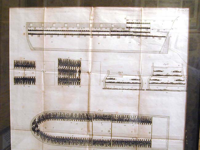 A RARE and HISTORICAL   SLAVE SHIP Engraving  published in 1808. — image 3