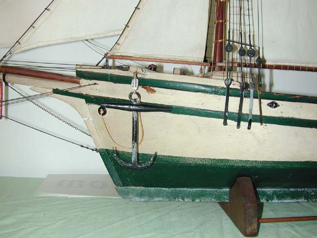 19th Century Nantucket Sailor-Made Three-Masted Pond Boat — image 3