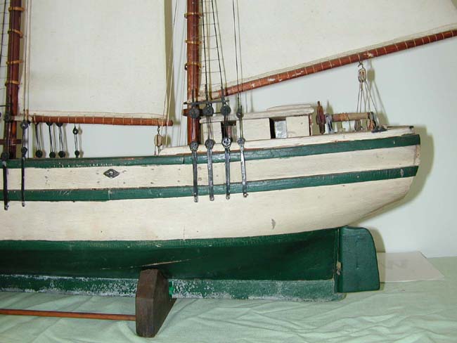 19th Century Nantucket Sailor-Made Three-Masted Pond Boat — image 4