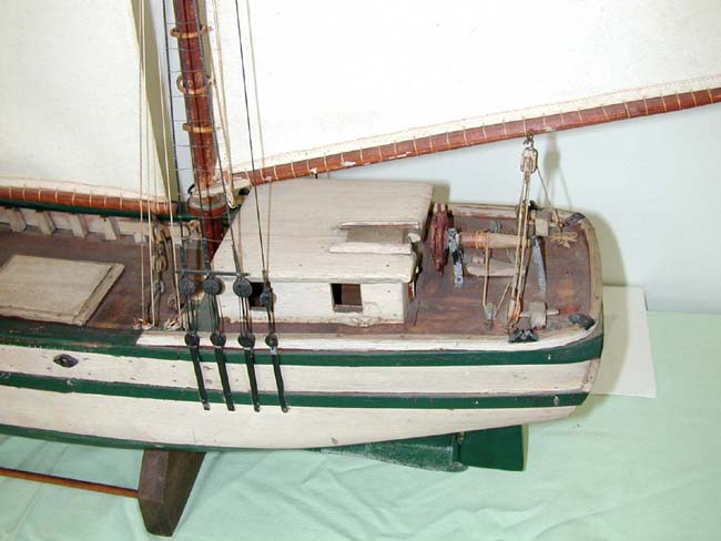 19th Century Nantucket Sailor-Made Three-Masted Pond Boat — image 5