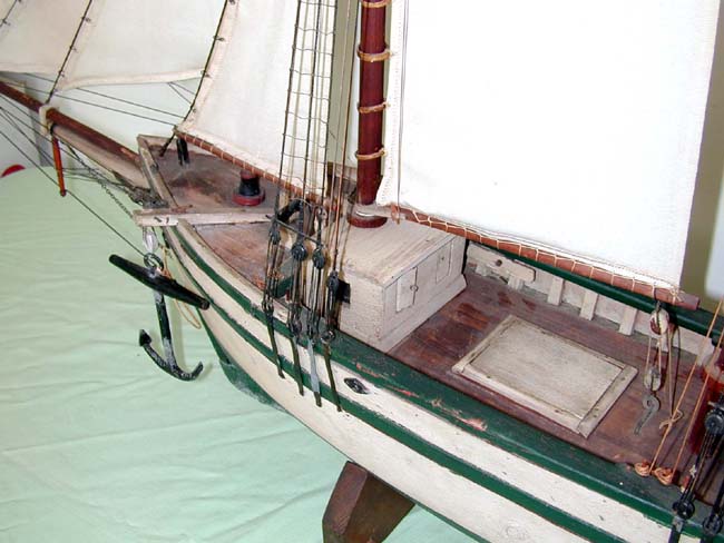 19th Century Nantucket Sailor-Made Three-Masted Pond Boat — image 6