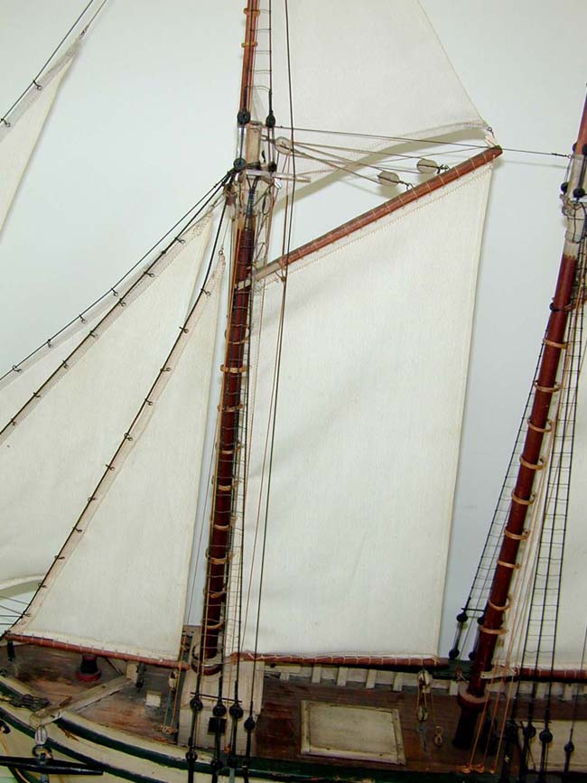 19th Century Nantucket Sailor-Made Three-Masted Pond Boat — image 7