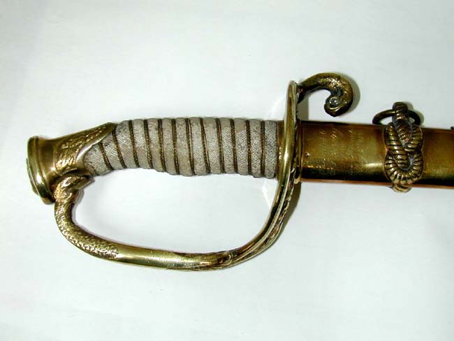 Inscribed Model 1852 U.S. Naval Officer's Sword