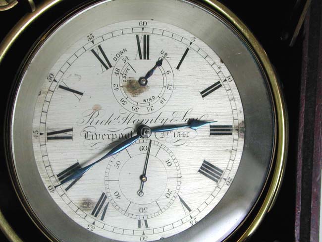 Antique Marine Chronometer Signed 'Richard Hornby & Sons, Liverpool,' Circa 1860 — image 2