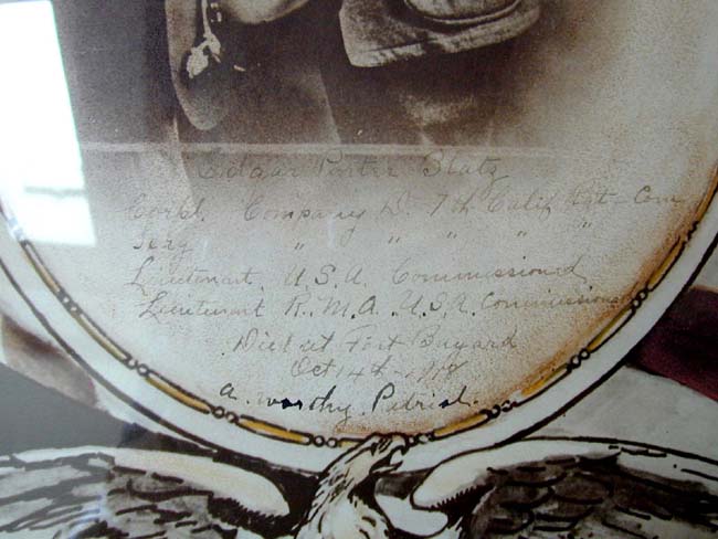 World War I Army Aircorp Memorial Photo of Officer Killed In Action in France in 1918. — image 2