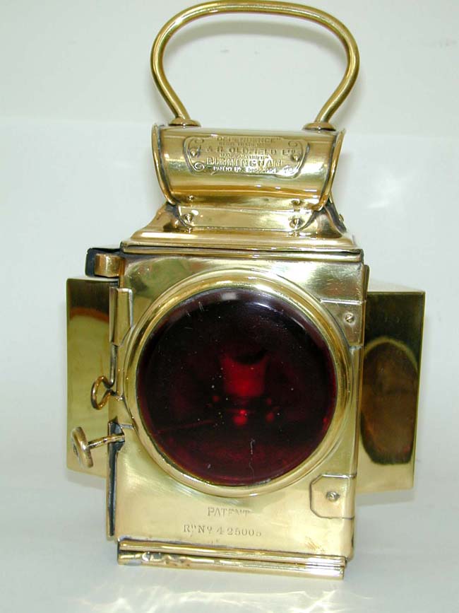 An Antique British Automobile Lamp Circa 1904