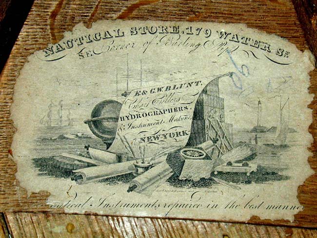 A Rare Antique American Mariners Octant Signed 'E & G.W. Blunt' Circa 1835 — image 3