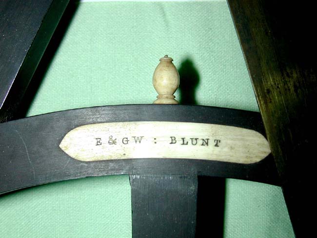 A Rare Antique American Mariners Octant Signed 'E & G.W. Blunt' Circa 1835 — image 4