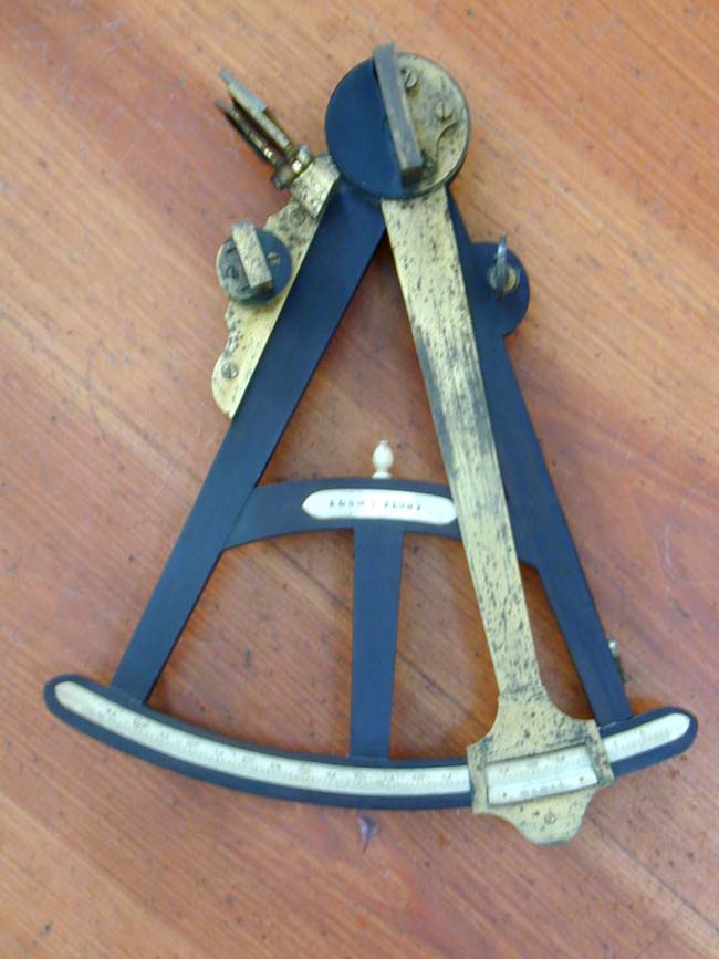 A Rare Antique American Mariners Octant Signed 'E & G.W. Blunt' Circa 1835