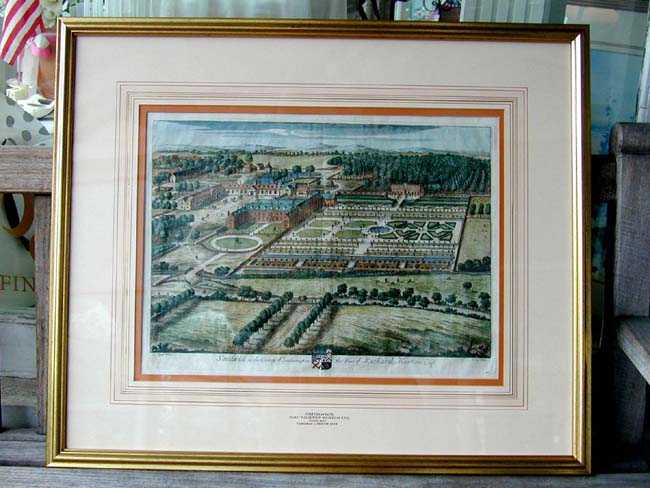 An Early 18th century English Country House Engraving of SOUTHWICK by John Kip circa 1724 — image 2