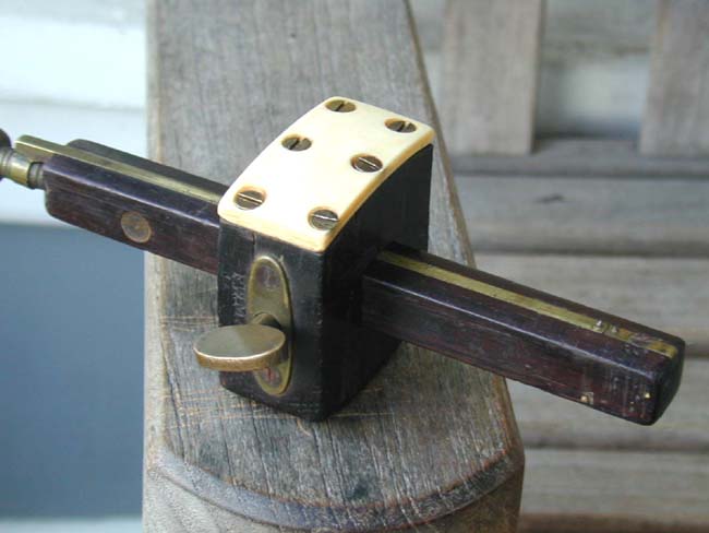 A 19th century Sailor-Made Rosewood and Ivory Double Scribe — image 2