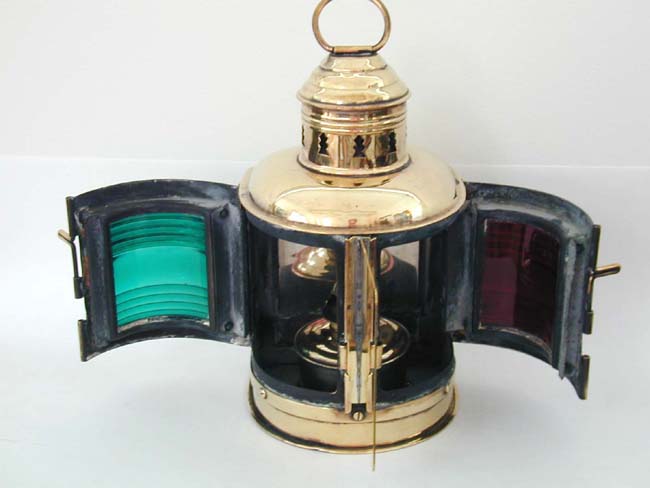 A Rare "PERKO" Combination Running Light circa 1890