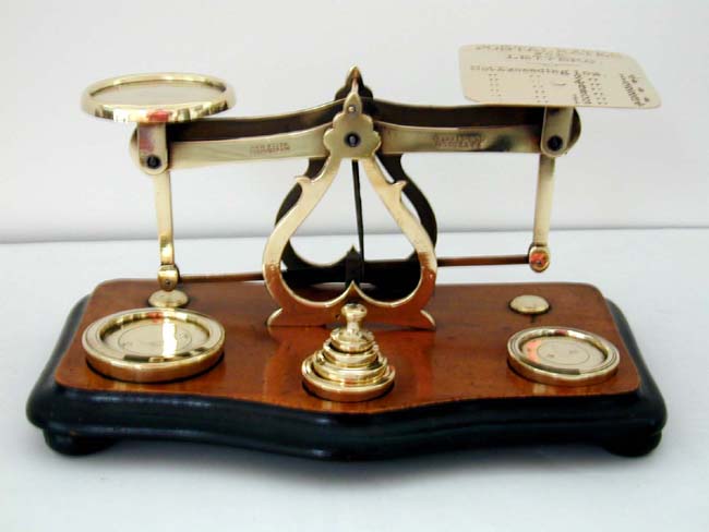 Antique English Postal Scale circa 1890
