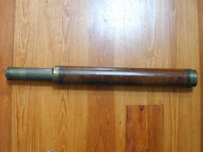 An Historic 18th century British Naval Captain's Telescope