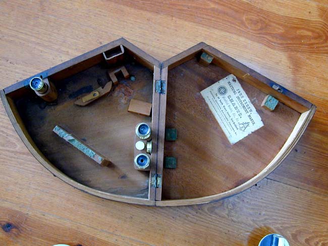 An Antique Brass Framed Mariners Sextant Signed "Spencer, Browning and Rust" circa 1840 — image 2