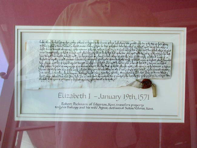 A 16th century Elizabethan Period Title Deed Dated January 19, 1571
