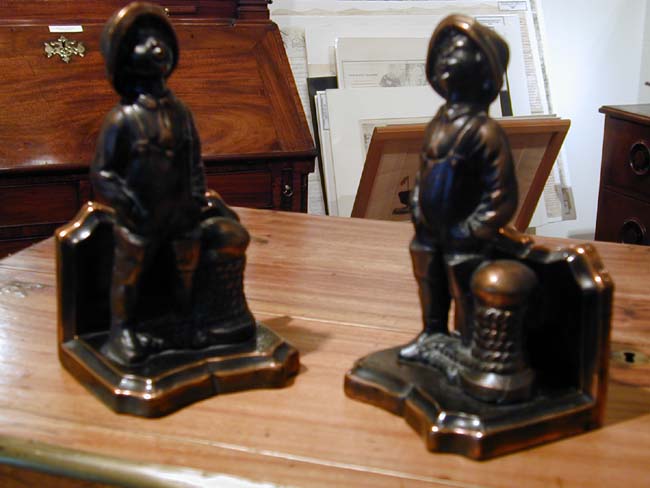 A Charming Pair of 'Sailor Boy' Antique Bookends circa 1930 — image 2
