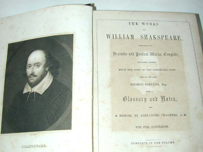 A Deluxe Illustrated Edition of the Complete Works of William Shakespeare Published in Boston, 1854 — image 3