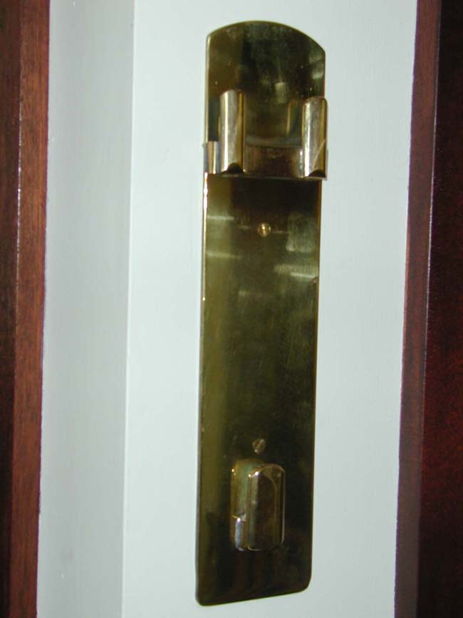 A fine 19th century Ships Passageway Lamp with Its' Original Wall Mounting Bracket — image 2