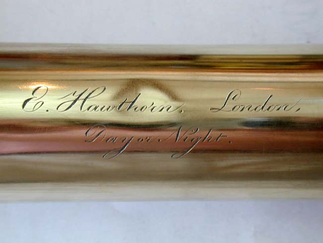 An Antique Single Draw Telescope Signed 'E. Hawthorn, London,' circa 1820 — image 2
