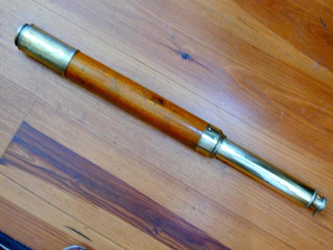 An Antique Single Draw Telescope Signed 'E. Hawthorn, London,' circa 1820