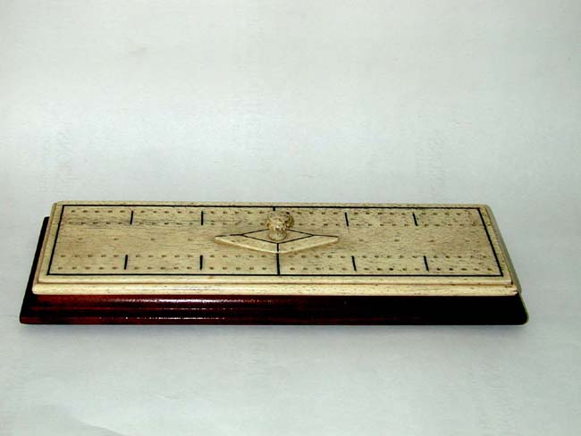 A 19th century Sailor-Made Whalebone Cribbage Board — image 2