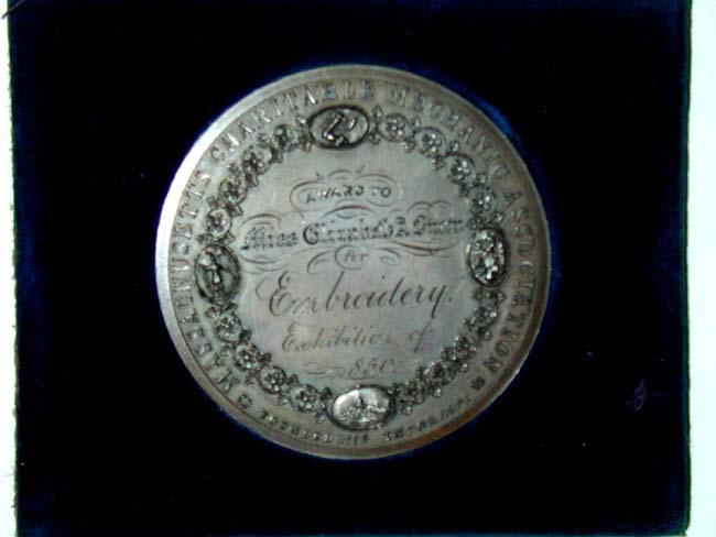 A 19th century Bronze Medal Awarded by the Massachusetts Charitable Mechanic Association in 1850 — image 2