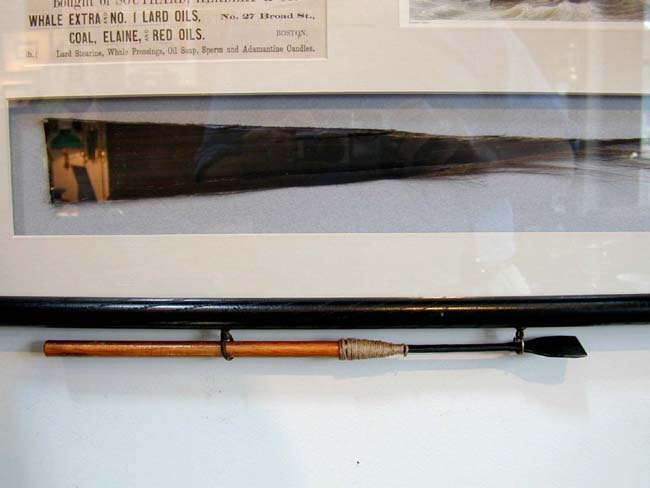 A Framed Grouping of 19th century Whaling related items — image 3