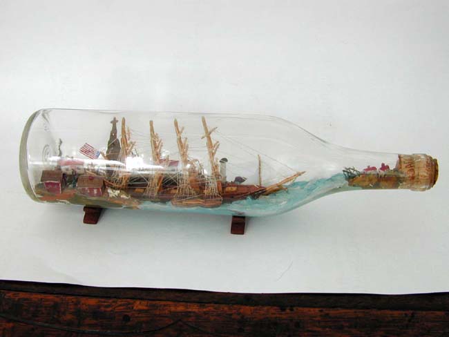 Perhaps the Best Antique Ship-in-a Bottle on the Market Today! — image 3